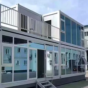 20ft/40ft sang trọng đúc sẵn nhà Modular prefab Tiny Homes container Apple cabin khách sạn casas prefabricadas nhà để bán