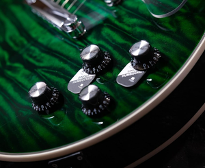 <span class=keywords><strong>LP</strong></span> Caoba Guitarra eléctrica de 6 cuerdas Brillo Sólido Top HPL Diapasón OEM Profesional - Product Image 5