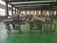 Machine automatique électrique en acier inoxydable pour la fabrication de galettes de poulet, de bœuf, de hamburgers, de nuggets, de pâtés de poisson et de hamburgers