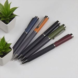 Wholesale Luxury 0.5mm Writing Width Metal Ballpoint <b>Pens</b> Stainless Steel Ballpoint <b>Pen</b> for Office School Custom Logo Accepted - Product Image 2