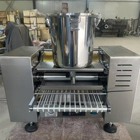 Machine à Crêpes Commerciale Automatique pour Crêpes Mille-Feuilles et Peaux de Crêpes