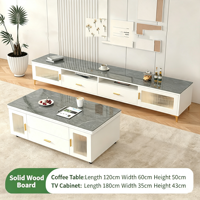 Table basse multifonctionnelle relevable, convertible, pliable, table à manger mobile pour petit salon