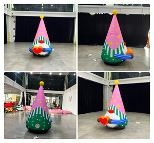 Gnomes de Noël gonflables de 2 m / Tomte / Nisse / Kabouter / <span class=keywords><strong>Petit</strong></span> homme / <span class=keywords><strong>Nain</strong></span> décorations de jardin éclairées par LED pour décorations de Noël - Product Image 2