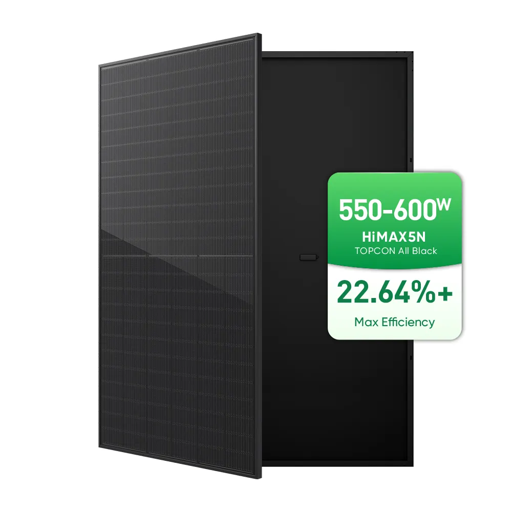 Pannello solare solare N tipo Topcon 550W 600Watt pannello fotovoltaico Full Black listino prezzi