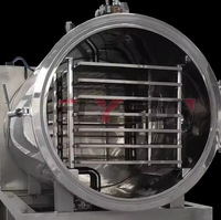Automatische industriële PLC-gestuurde roestvrijstalen vriesdroogmachine vacuümfroster voor voedselverwerking hoge capaciteit