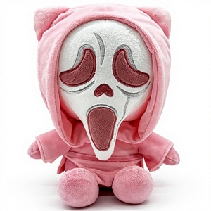 Nouvelle Décoration Halloween <span class=keywords><strong>Scream</strong></span> for Ghost : Peluches Courtes en Peluche pour Enfants, Jouets Amusants, Cadeau de Noël, Peluche Douce Rembourrée - Product Image 1
