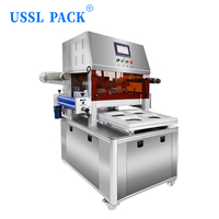 DF-580 Stabiele Vacuümverpakkingsapparatuur voor supermarkten, kleine batches, versproducten verpakken, automatische tray-sealmachine