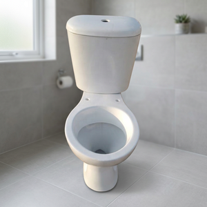 WC en céramique de première qualité avec siphon en P italien, deux pièces, avec abattant et accessoires, fabriqué en Inde - Product Image 4
