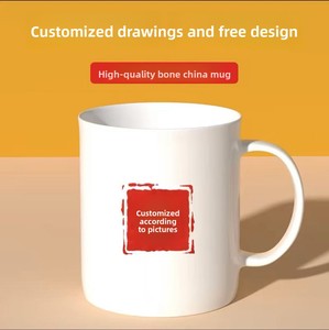 Mugs in Stock for Export 11oz Ceramic <strong>Coffee</strong> Mug Ins Style Printed logo Graphic Design Heat Transfer Gift Cup for Business Gifts - Product Image 4
