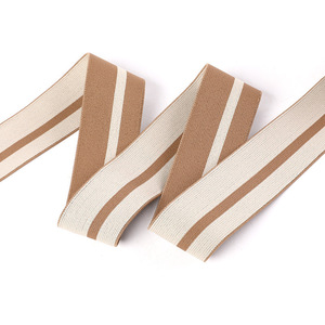 Bande élastique rayée Aowei de 4 cm, haute élasticité, pour vêtements - Product Image 1