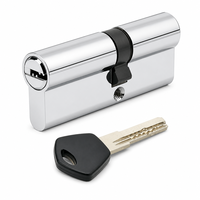 Cylindre de serrure de porte à mortaise en aluminium, zinc et laiton, norme européenne