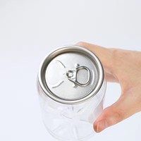 Bouteilles de jus en plastique transparent PET vente en gros de canettes en plastique pour cocktail soda