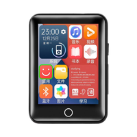 Lecteur MP3/MP4 avec écran tactile, fonction dictionnaire, Bluetooth, écran de 2 à 4 pouces, autonomie de moins de 10 heures, idéal pour les étudiants, la musique et les langues