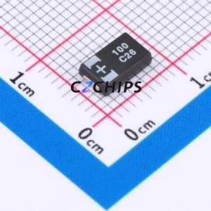 ตัวเก็บประจุแทนทาลัม 16TDC100MYF 2917 ( ความจุ: 100uF )( ความแม่นยำ: 20% แรงดันไฟฟ้าที่กำหนด: 16V ) - Product Image 1