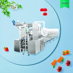 Yeni güncellenmiş e n e n e n e n e n e n e n e n e n e renk dolum vitamin sakızlı ayı şeker yapma yatırma makinesi sakızlı şeker yapma manuel