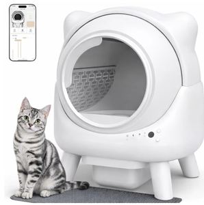 Bac à litière automatique 50L à nettoyage en un clic avec capteur de sécurité infrarouge, facile à nettoyer, contrôle des odeurs pour chats de tous âges - OEM/ODM disponible - Product Image 1