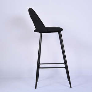 Vente en gros de chaises de <span class=keywords><strong>bar</strong></span> modernes et bon marché en métal pour restaurants à pieds hauts tabourets de <span class=keywords><strong>bar</strong></span> et de cuisine en tissu et velours - Product Image 3