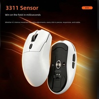 OEM ODM Lightweight Tri-Mode Gaming Mouse 12000 DPI RGB Custom Esports Mouse with Charging Base Stock Lightweight Gaming Mouse