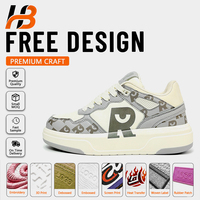 Sneakers décontractées pour hommes Hebo, sneakers de créateurs de haute qualité, fabricants de chaussures de sport pour hommes en Chine, sneakers de sport avec logo personnalisé