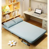 Sofá Cama Moderno Giratorio y Plegable con Tela Lavable Extraíble y Estructura Metálica para Dormitorio, Sala de Estar y Uso Hospitalario - Venta al por Mayor