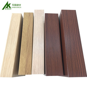 Tubo Cuadrado de Aluminio con Acabado de Grano de Madera para Techo, Pared, Fachada Exterior, Estructura Decorativa, Servicio de Corte de Aleación Serie 6000 - Product Image 3
