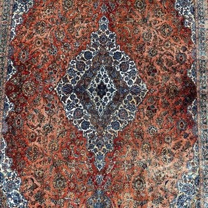 Alfombra Tejida Persa Tradicional Color <span class=keywords><strong>Ladrillo</strong></span> Rojo de 80*120cm, Directo de Fábrica, para Dormitorio - Product Image 6