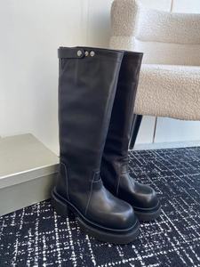 Botas de Plataforma con Cordones y Cremallera Lateral, Forradas de Piel, de Diseño Lujoso, de Alta Calidad, Casuales, para Parejas, a la Moda, Aislantes, para la Calle - Product Image 5