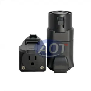 Adaptor pengisi daya EV V2L, tipe 1 ke AS, soket USA, adaptor pengisi daya EV 230V ke Outlet daya