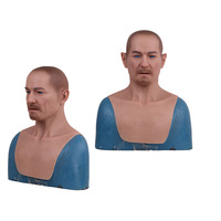 Masques de fête très demandés, 100% silicone, doux et confortables, couvre-tête et visage, accessoires de cosplay pour Halloween et mascarade
