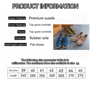 Mocasines de Ante Cómodos para Hombre, Estilo Espadrille, Estética Old Money, Estilo Casual para Caminar, Combinables con Todo, Tendencia de Moda - Product Image 3