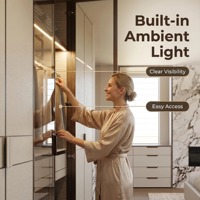 Solution de conception de dressing sur mesure haut de gamme OEM/ODM pour villas de luxe