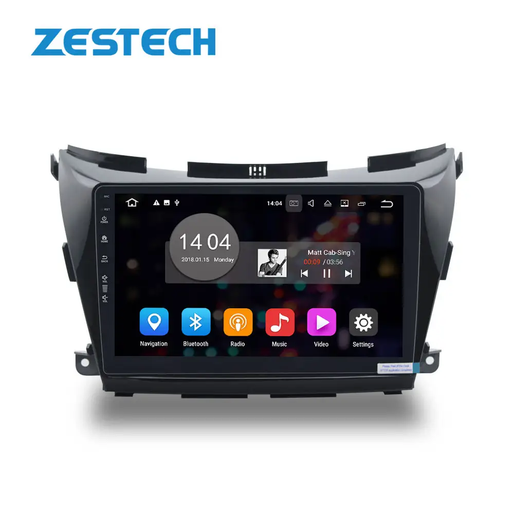 ZESTECH 9 "MTK8259 Android 10 araba mp3 çalar Nissan Murano için video ekran stereo kamera ses navigasyon ve GPS tv radyo