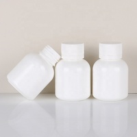 Bouteilles en plastique rondes blanches HDPE vides de 150 ml pour l'emballage de pilules et de capsules