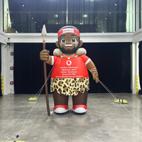 Décoration gonflable publicitaire personnalisée 3,66 m en PVC Oxford, figurine de mécanicien ou ouvrier