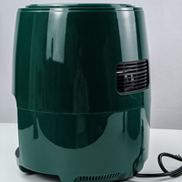 Friteuse à air numérique 1500W, 6,5 L de capacité, panier unique rond moderne pour usage domestique