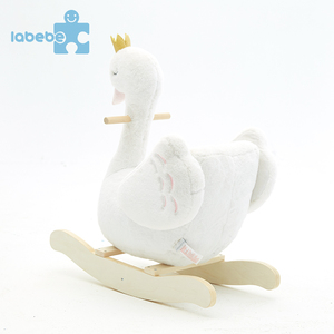 Cheval à <span class=keywords><strong>bascule</strong></span> en peluche en bois doux blanc <span class=keywords><strong>cygne</strong></span> chaise à <span class=keywords><strong>bascule</strong></span> cadeau jouet bébé cheval à <span class=keywords><strong>bascule</strong></span> Offre Spéciale - Product Image 4