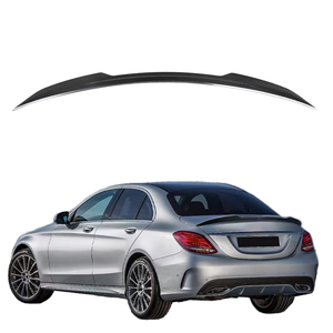 Ailerons arrière de haute qualité adaptés aux Mercedes Benz Classe C W205 C205 Style SQ-X Spoiler en fibre de carbone sèche - Product Image 1
