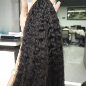 Extensiones de Cabello Humano <span class=keywords><strong>100</strong></span>% de Grado 8A, 60g, Estilo Lacio Rizado (<span class=keywords><strong>KS</strong></span> Style), con Trama de Plumas - Product Image 2