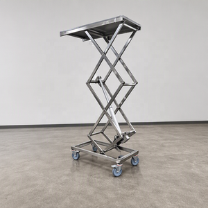 Wheeled Scissor Lift Table Customizable Size 100kg Capacity for Multi-Industry Use - Product Image 5