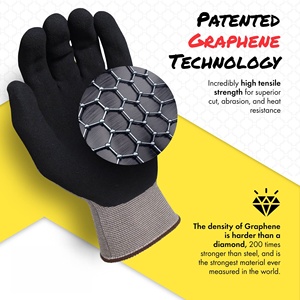 Gants de travail personnalisés résistants à l'usure, enduits de nitrile, antidérapants, durables, en latex, pour les travaux ménagers, la sécurité au travail - Product Image 2