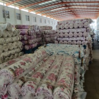 Tissu de literie en microfibre 100% polyester tissé uni imprimé par dispersion pour la vente en gros et le textile de maison