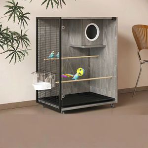 Cage à oiseaux <span class=keywords><strong>en</strong></span> bois écologique pour grands oiseaux, perroquets, pigeons, <span class=keywords><strong>canaris</strong></span>, <span class=keywords><strong>volière</strong></span> et cage <span class=keywords><strong>de</strong></span> reproduction pour animaleries - Product Image 1