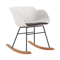 Chaises en bois design simple et moderne pour restaurant, salle à manger, café et cafés, en plastique, bon marché