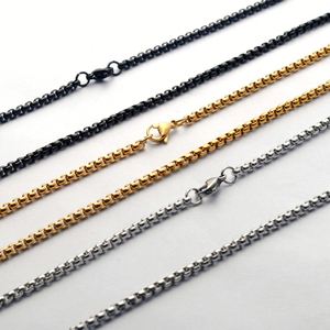 Cadena de Hueso de Serpiente de Acero Inoxidable Dorado, Delicada, Redonda, Ajustable, Simple y Moderna, de 40 mm a 100 mm, para Mujer y Hombre - Product Image 4
