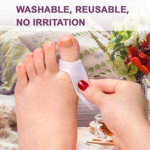 Séparateurs d'orteils en silicone respirant pour les hampes, protection anti-frottement, tube flexible pour chaussures - Product Image 2