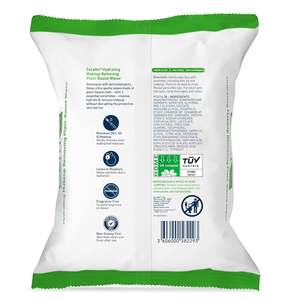 Lingettes démaquillantes hydratantes en gros, 25 lingettes, à base de plantes, biodégradables, nettoyantes douces pour le visage - Product Image 5