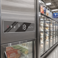 Controlador de Temperatura Digital Programable con Pantalla Táctil Grande para Refrigerador/Congelador, Relé de 30A, con Soporte OEM/ODM