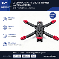 Châssis de drone FPV en fibre de carbone personnalisés 5 pouces 7 pouces, châssis de quadricoptère en fibre de carbone pour drone de course FPV Freestyle RC APEX