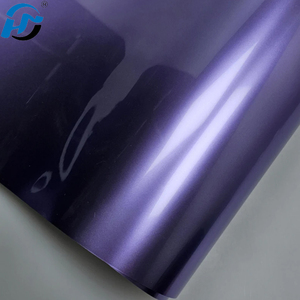 Vinilo Adhesivo para Automóviles PET TPU Ovilla Morado Metálico Líquido de Alto Brillo, Vinilo para Envolver Automóviles - Product Image 6