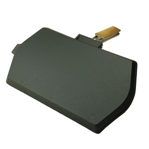 Padella Grill Esagonale in <span class=keywords><strong>Ghisa</strong></span> Pretrattata con Manico in Legno Rilevabile e Beccuccio per Scarico Grasso - Product Image 3